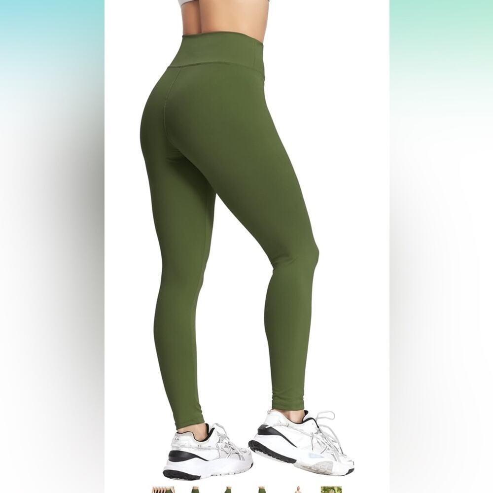 High Waisted Leggings Women Soft Workout Yoga Pants Athletic Running Leggings - Picture 2 of 5